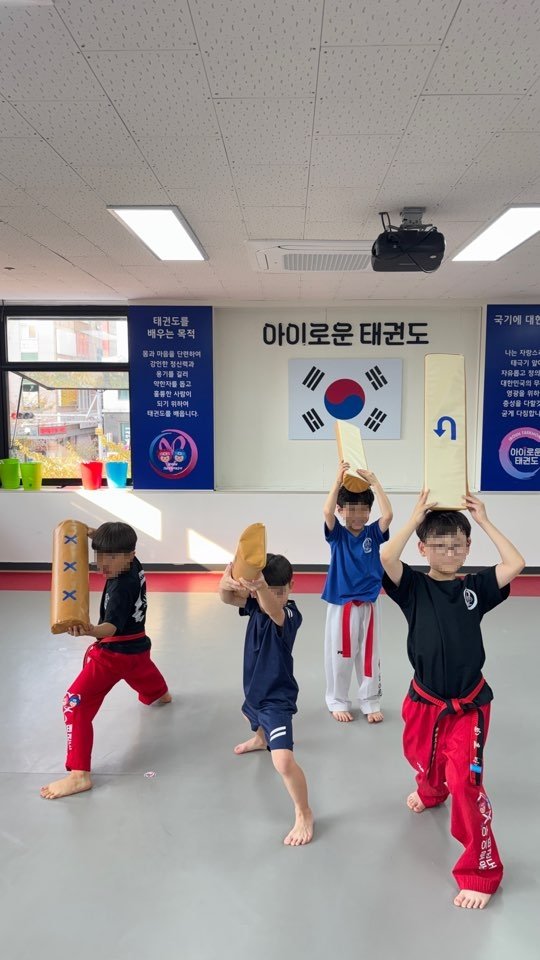 아이로운 태권도 개인격파 연습