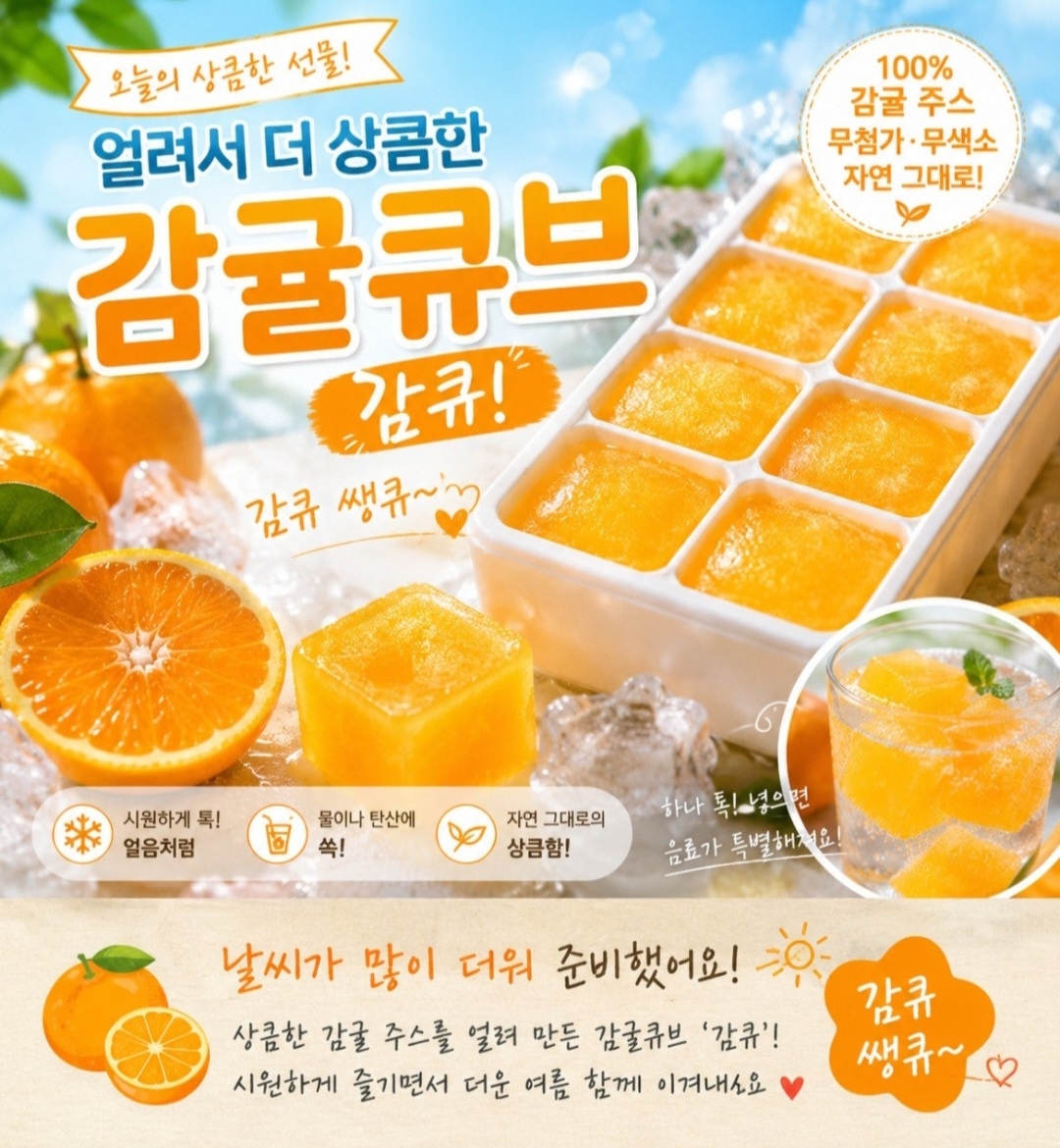 아이로운 태권도 감귤큐브 이벤트 포스터